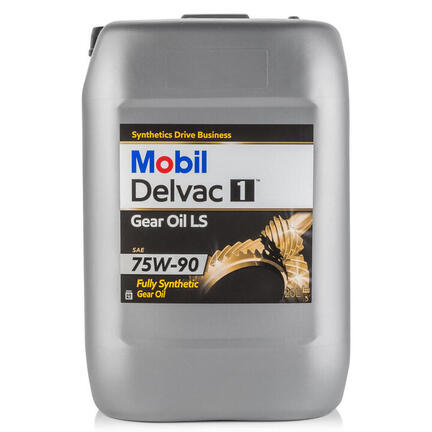 Трансмиссионное масло Mobil Delvac Synthetic Gear Oil 75W-90 20л
